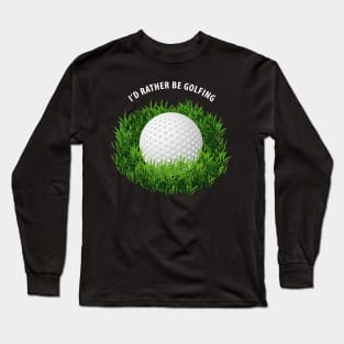 Golf Ball In The Grass Long Sleeve T-Shirt